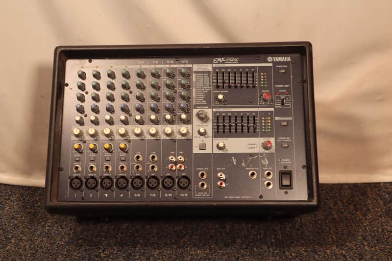 Yamaha EMX512SC 12 Channel 500-Watt Powered Analog Mixer | Reverb