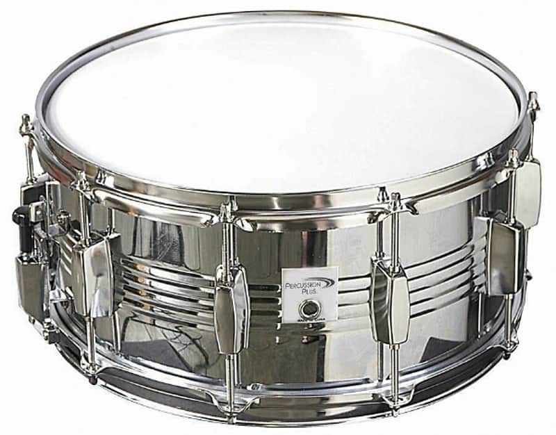 Percussion Plus PP140 Chrome 6.5" x 14" Snare Drum image 1