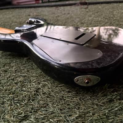 Charvette by Charvel Model 100 Black 1990s Reverse Headstock image 8