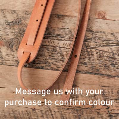 Vintage 60s Strap / Shoulder Pad / Leather Guitar Strap / Three Colourways image 2