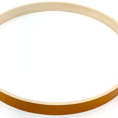 Ludwig LCEEBDH2021 Evolution 20" Wood Bass Drum Hoop - Gold Sparkle image 3