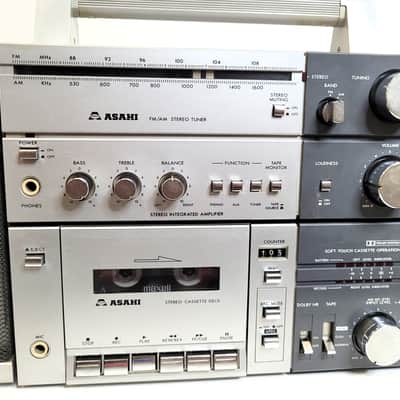 Asahi RD-830R Portable AM/FM Stereo Radio Cassette Recorder image 5