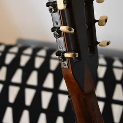 ✴️ Video Incl. – Masterbuilt Restored M&H Classical Guitar, 1920s – Solid Spruce + Birdseye Maple, Great Condition and Astonishing Sound image 12