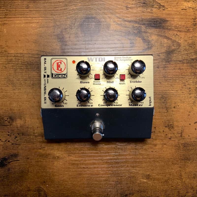 Eden WTDI Bass Preamp and DI Pedal image 1