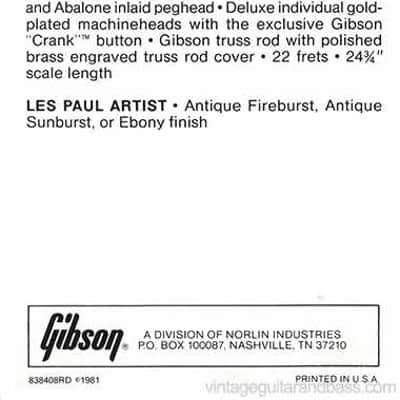 Gibson Les Paul Artist 1979 - Ebony image 23