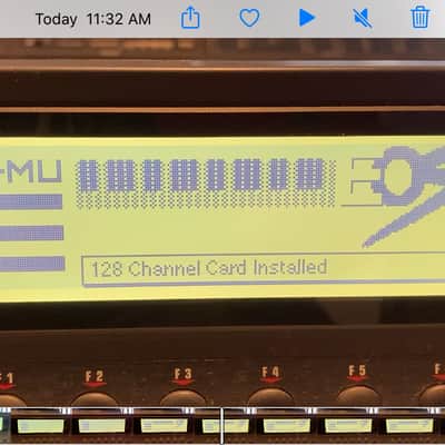 E-MU Emulator IV EIV x Hollywood Gold edition sampler, 2 Gig internal drive, 128 Mb RAM, EFX board image 7