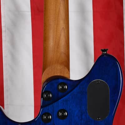 EVH Wolfgang WG Standard QM with Baked Maple Fretboard - Tahiti Night image 6