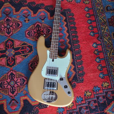 Lakland Joe Osborn # 01 Signature Bass Shoreline Gold w/ OHSC & Frank Hammond Pickups - Jeff Beck Carved His Name On Back!!! image 2