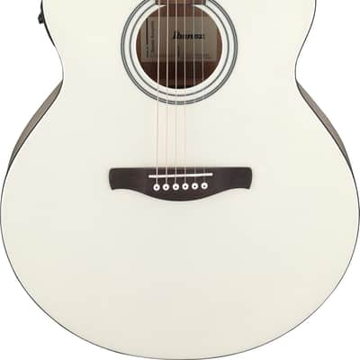 Ibanez AJ70M1E Artwood Jumbo Acoustic-electric Guitar - Pearl White image 1
