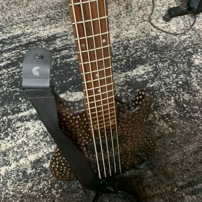 Feelie's 5-string custom bass 2018 - Brown image 4