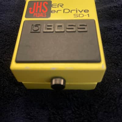 JHS Boss SD-1 Super Overdrive with "Trans-Am" Mod 2012 - 2016 - Yellow image 2