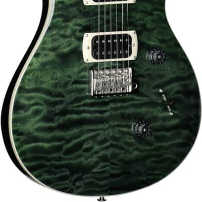 PRS - Paul Reed Smith SE Custom 24 Quilt - Electric Guitar - Teal Black - w/ Gigbag image 4