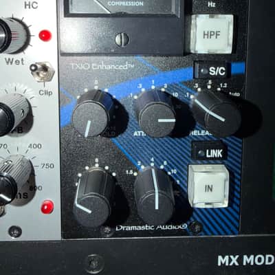 Dramastic Audio Obsidian 500 Stereo Compressor Module 2010s - Black image 2