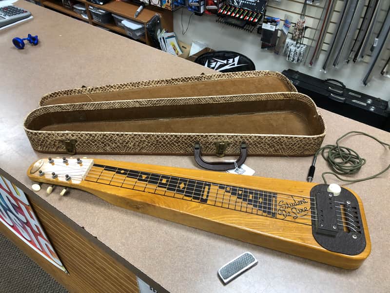 Supro (1950's) Lap Steel (Student Deluxe) w/Case and Steel image 1