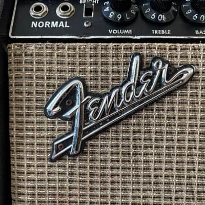 1966 Fender Super Reverb 2-Channel 40W 4x10" Guitar Combo Black Panel image 5