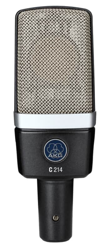 AKG C214 Large-diaphragm Condenser Microphone - Matte Grey Blue (C214d1) image 1