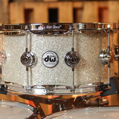 DW Collector's Maple Mahogany Broken Glass Drum Set - 22,10,12,14,16,14sn - SO#1416749 image 9