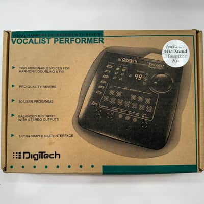 Digitech Vocalist Performer Vocal Harmony Processor Reverb Multi Effects + Box image 1