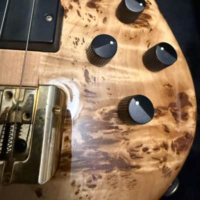Spector Euro 6 LX 6-String Bass – Natural Poplar Burl – Czech Made – OHSC image 3