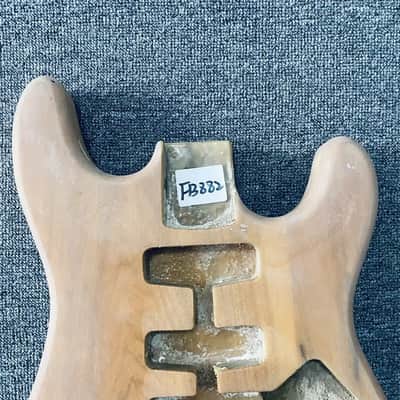 Unfinished Strat Style 6 String Guitar Body in Solid Wood image 2
