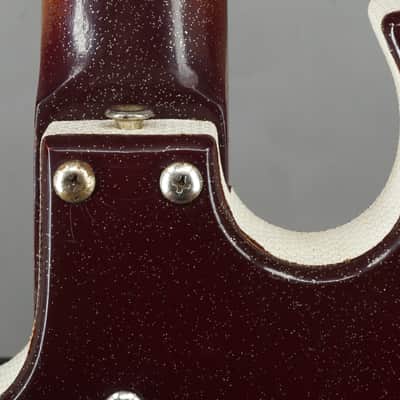 Silvertone 1457 guitar w case amp1960s - Red Sparkle image 17