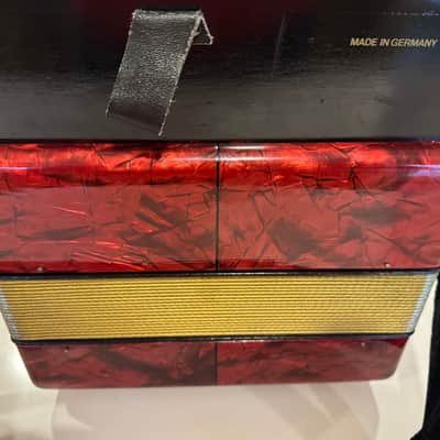 Hohner Corona II Classic Diatonic Accordion - Red image 5