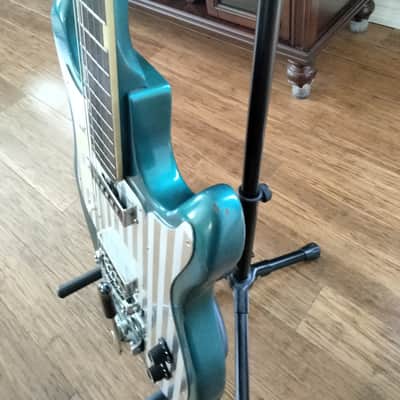 1965 Silvertone 1436 Turquoise, Japan image 4