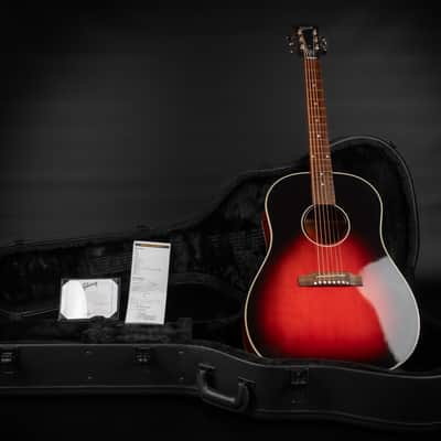 2021 Gibson Slash Signature J-45 - Vermillion Burst | USA All Solid Slope Shoulder Dreadnought Acoustic Guitar Guns N' Roses L.R. Baggs Pickup | CoA OHSC image 1