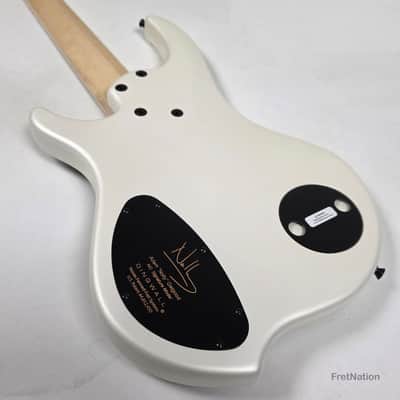 Dingwall NG3 5-String Ducati White Fanned Fret Multi-Scale - 9.06lbs #21063 image 18