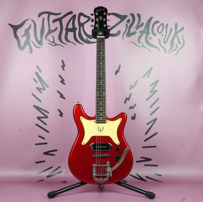 Epiphone Coronet '65 Reissue Bigsby 1999 Red Metallic JDM | Reverb