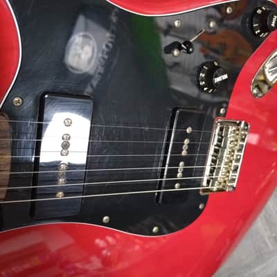 Fender Noventa Stratocaster 2021 - Crimson Red Transparent image 10