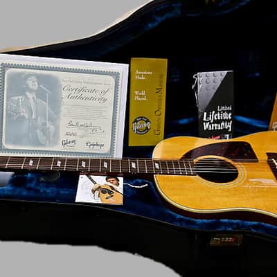 Epiphone Limited Edition Paul McCartney Aged Texan Acoustic [Played & Signed by Paul McCartney] 2005 image 6