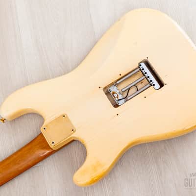 1987 Fender Custom Shop American Vintage '62 Stratocaster Blonde Mary Kaye w/ Gold Hardware, Case image 15
