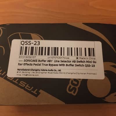 SONICAKE Buffer ABY Line Selector from April 2026, Absolutely Brand New in Original Box image 7