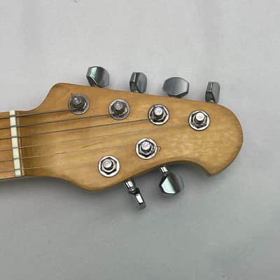 OLP Music Man 1 Axis Style Electric Guitar Quilted Purple image 3