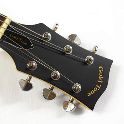 Gold Tone AC-6+ 6-String Acoustic-Electric Banjo - Natural image 5