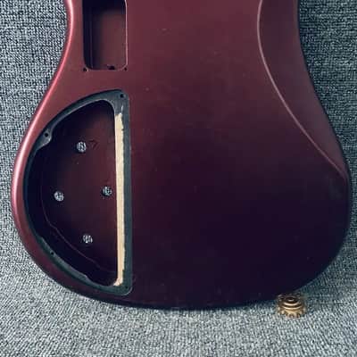 Wine Red 4 String Bass Basswood Body DIY Project image 7