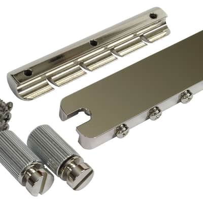 Thunderbird Bass Bridge and Tailpiece Set - 1963-1969 - Nickel image 3