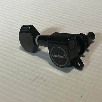 2000's Jackson Dinky Guitar Black Reverse Jin Ho Korea Tuners Tuning Pegs In Line (Incomplete Set) image 3
