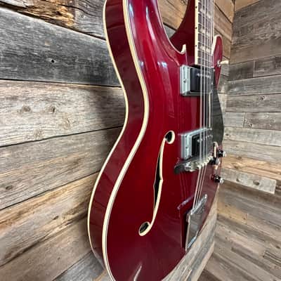 Yamaha SA-20 12-String Hollow Body 1968 - 1972 - Cherry Red image 11