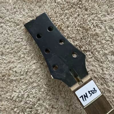 Black Maple Wood Electric Guitar Neck, 22 Frets image 2