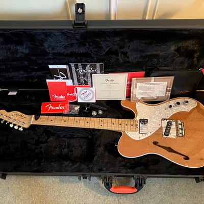 Fender Limited Edition American Elite Mahogany SH Thinline Telecaster in Fender case image 1