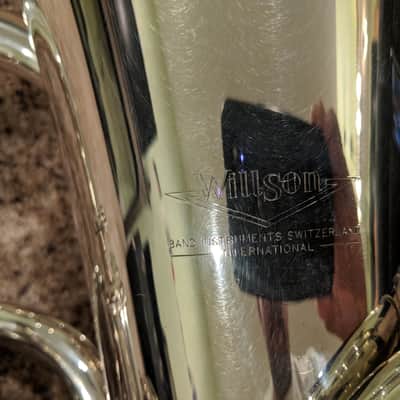 Willson 2950 Euphonium, 4 Valve ~2004 Nickel image 3