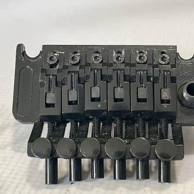 2000's Electric Guitar Black Licensed Floyd Rose Double Locking Tremolo Guitar Bridge image 4