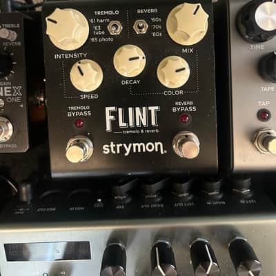 Strymon Flint Reverb and Tremolo V1 2012 - 2022 - Black with White Knobs image 1