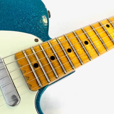 Fender Nocaster 51 Relic Telecaster 20th Anniversary Custom Shop 2015 Blue Sparkle image 13