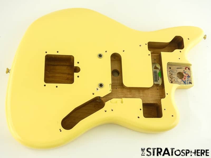 Fender Vintera II 70s RI Jaguar BODY, 1970s Alder Guitar Vintage White image 1