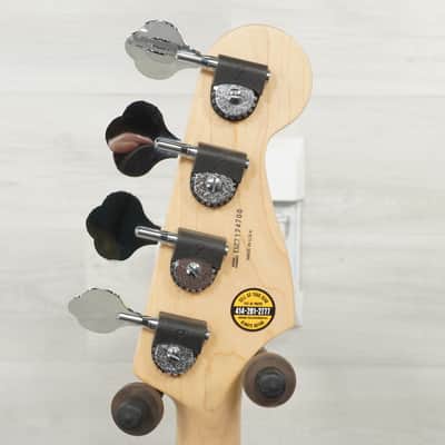 Used Fender American Jazz Deluxe Left Handed Bass Guitar Sunburst image 14