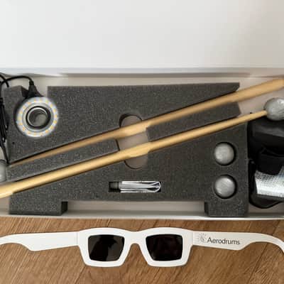 Aerodrums Virtual Drum Kit with Sticks, Pedals, Lamp, and Camera 2010s - Standard image 2