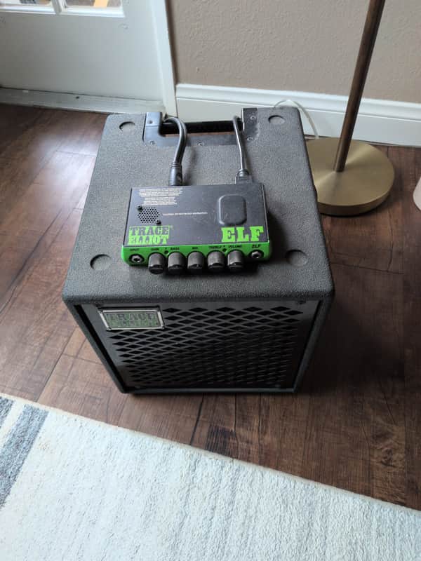 Trace Elliot Elf & 1X10 Speaker Cab 2018 - Black & Green image 1